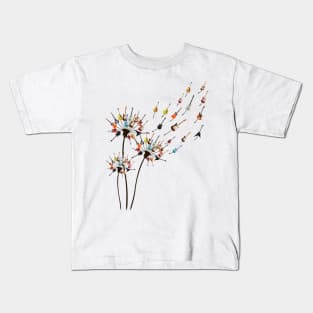 Dandelion Guitar Kids T-Shirt